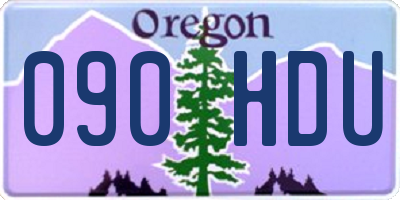 OR license plate 090HDU