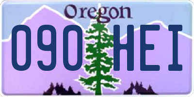 OR license plate 090HEI