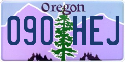 OR license plate 090HEJ