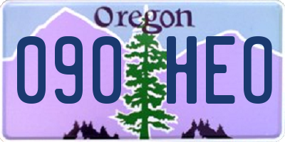 OR license plate 090HEO