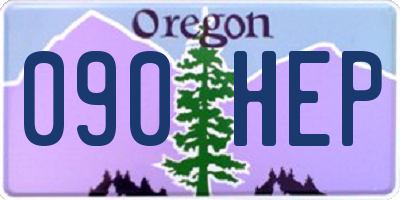 OR license plate 090HEP