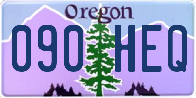 OR license plate 090HEQ