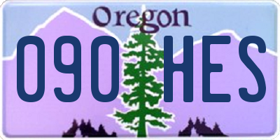 OR license plate 090HES