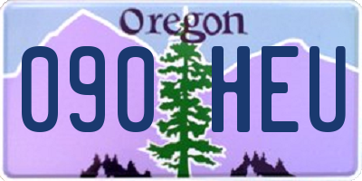 OR license plate 090HEU