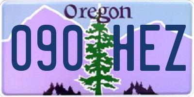 OR license plate 090HEZ