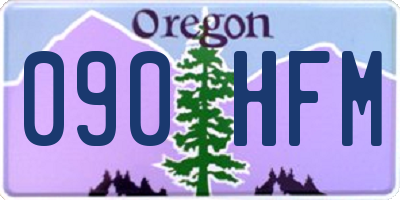 OR license plate 090HFM