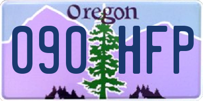 OR license plate 090HFP