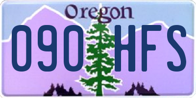 OR license plate 090HFS