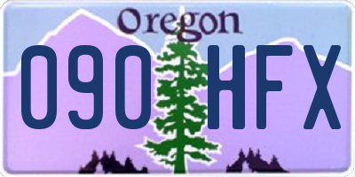 OR license plate 090HFX