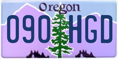 OR license plate 090HGD