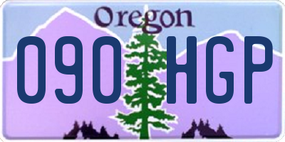 OR license plate 090HGP