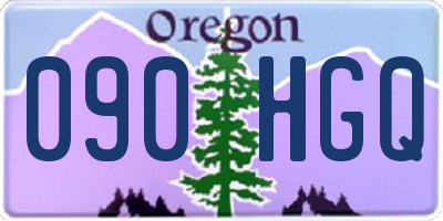OR license plate 090HGQ
