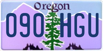 OR license plate 090HGU