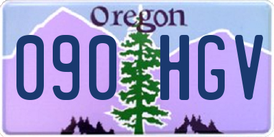 OR license plate 090HGV
