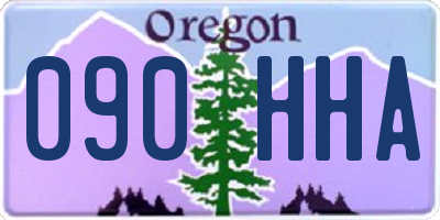 OR license plate 090HHA