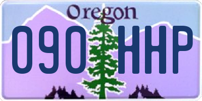 OR license plate 090HHP