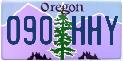 OR license plate 090HHY