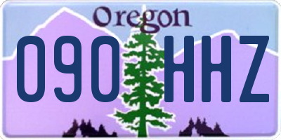 OR license plate 090HHZ