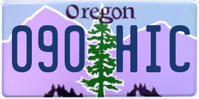 OR license plate 090HIC