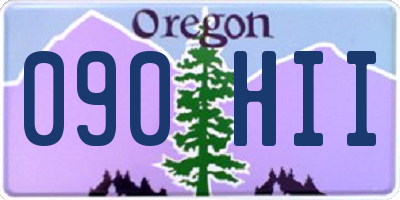 OR license plate 090HII