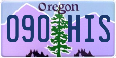 OR license plate 090HIS
