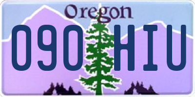 OR license plate 090HIU