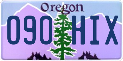 OR license plate 090HIX