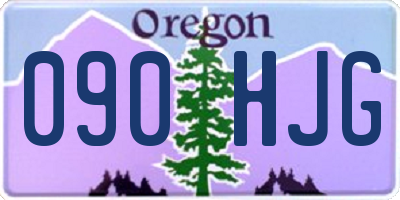 OR license plate 090HJG