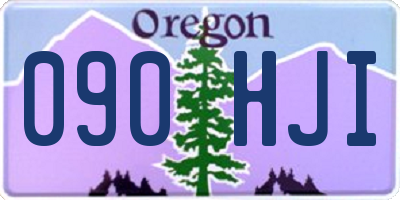 OR license plate 090HJI