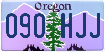 OR license plate 090HJJ