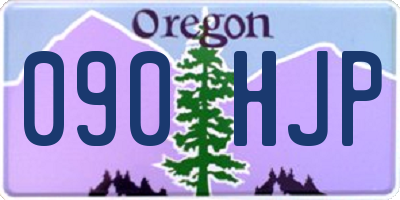 OR license plate 090HJP