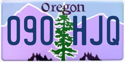 OR license plate 090HJQ