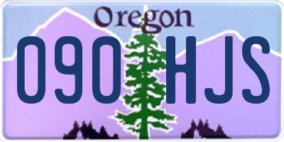 OR license plate 090HJS