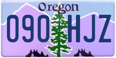 OR license plate 090HJZ