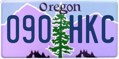 OR license plate 090HKC