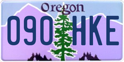 OR license plate 090HKE