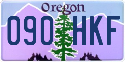 OR license plate 090HKF