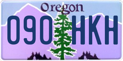 OR license plate 090HKH