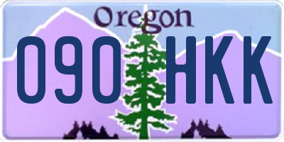 OR license plate 090HKK