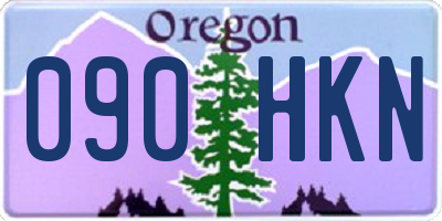 OR license plate 090HKN