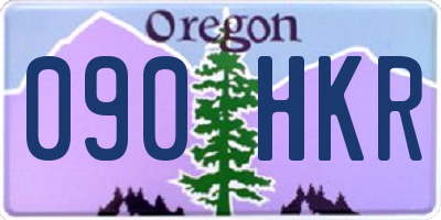 OR license plate 090HKR