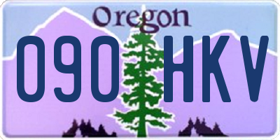 OR license plate 090HKV