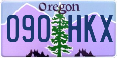 OR license plate 090HKX