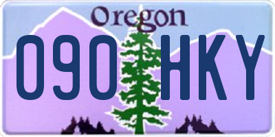 OR license plate 090HKY