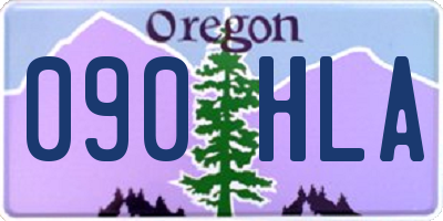 OR license plate 090HLA
