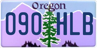 OR license plate 090HLB