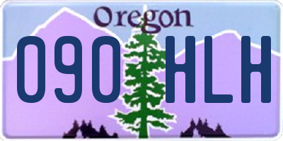 OR license plate 090HLH