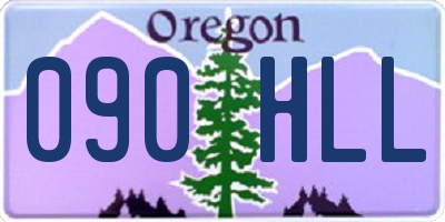 OR license plate 090HLL