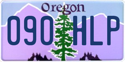 OR license plate 090HLP