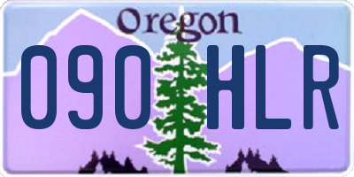 OR license plate 090HLR